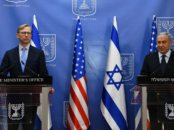 Premier Netanyahu und US-Sonderbeauftragter für Iran, Brian Hook